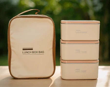 Lunch Box Set with Insulated Carry Bag - Al Deyar