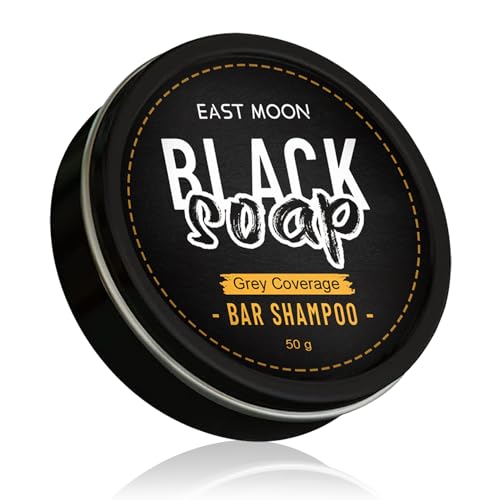 EAST MOON - Black Soap Bar Shampoo (Original) - Al Deyar