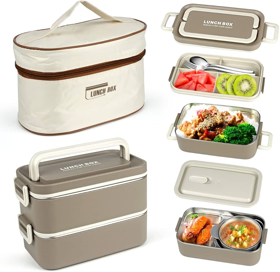 Lunch Box Set with Insulated Carry Bag - Al Deyar